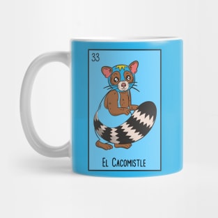 El Cacomistle // Mexican Luchador Loteria Card Mug